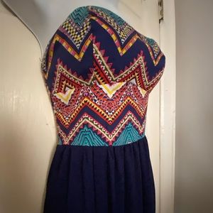 Dark Blue Long Dress